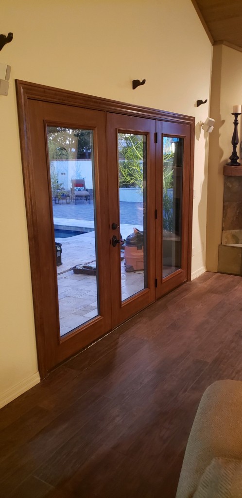 Arizona Window and Door in Scottsdale and Tucson showing wood french doors