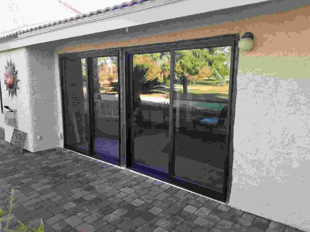 Arizona Window and Door in Scottsdale and Tucson showing back door slider