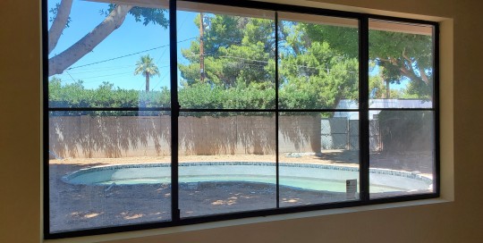 Arizona Window and Door in Scottsdale and Tucson showing black paneled windows