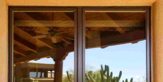 Arizona Window and Door in Scottsdale and Tucson showing brown panel windows