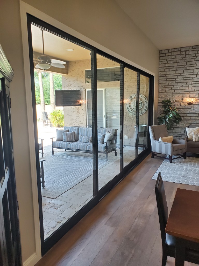 Arizona Window and Door in Scottsdale and Tucson showing multipanel sliding door